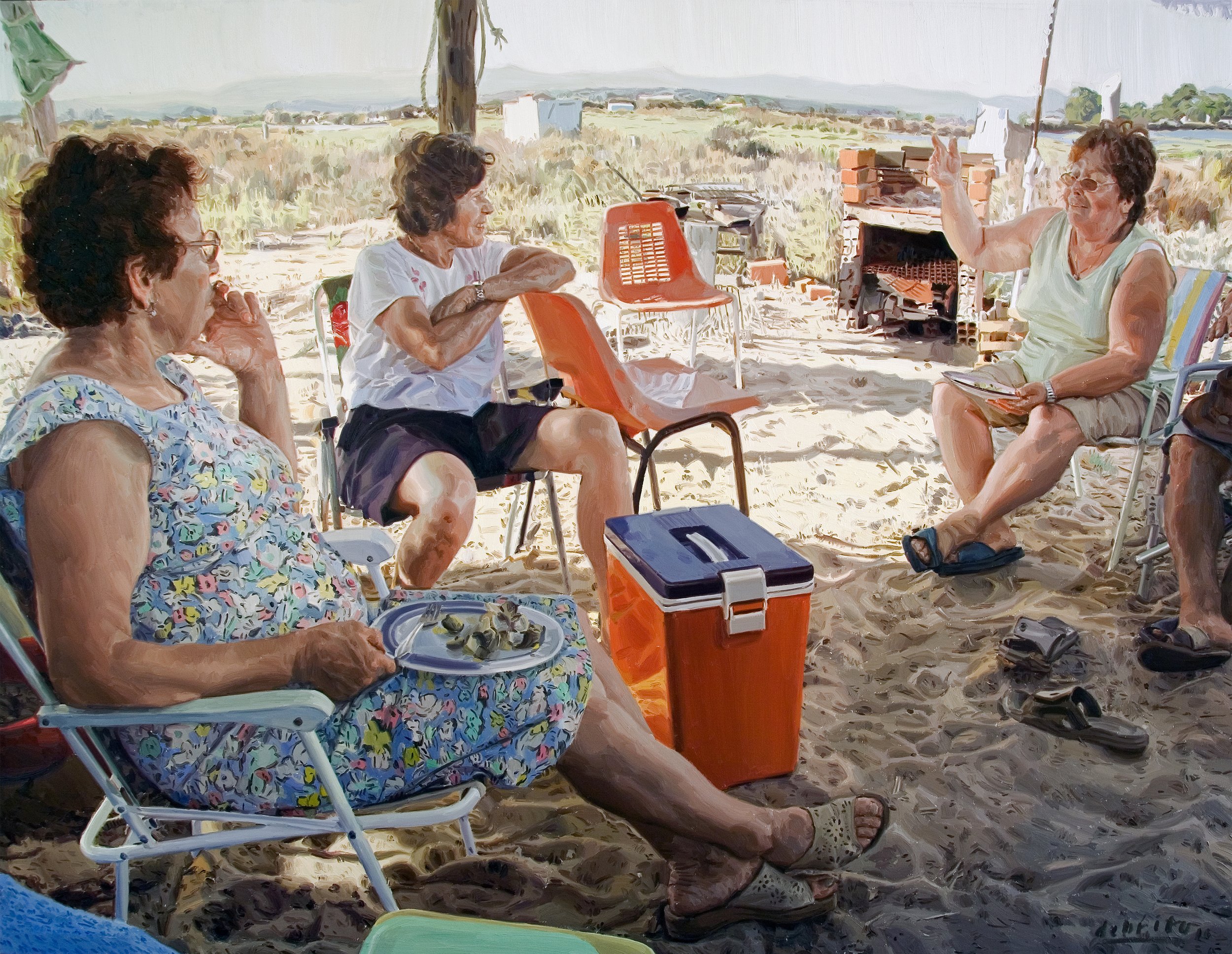 WOMEN ON FARO BEACH (MULHERES NA PRAIA DE FARO) 