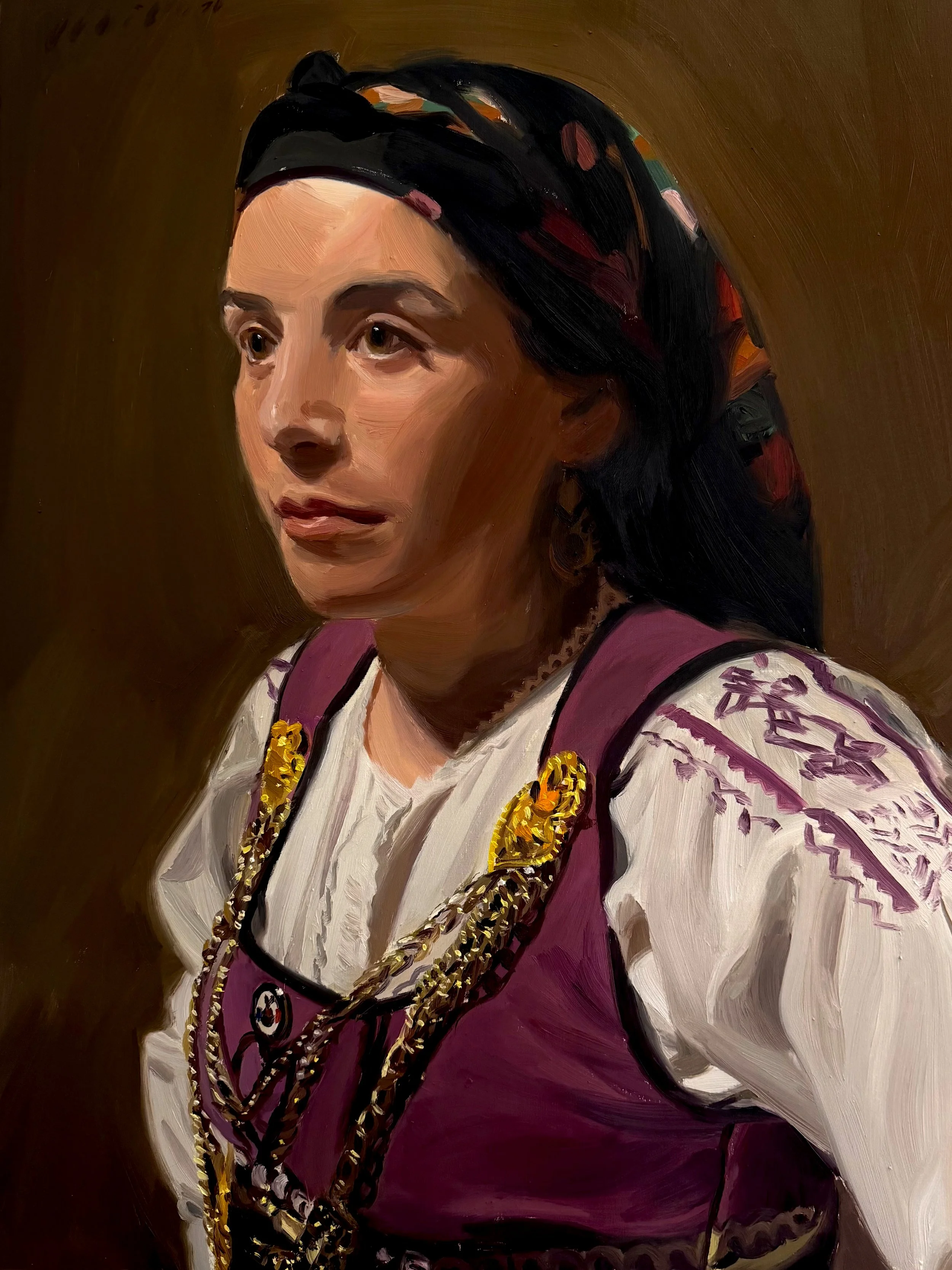 DANÇARIA EM ROXO