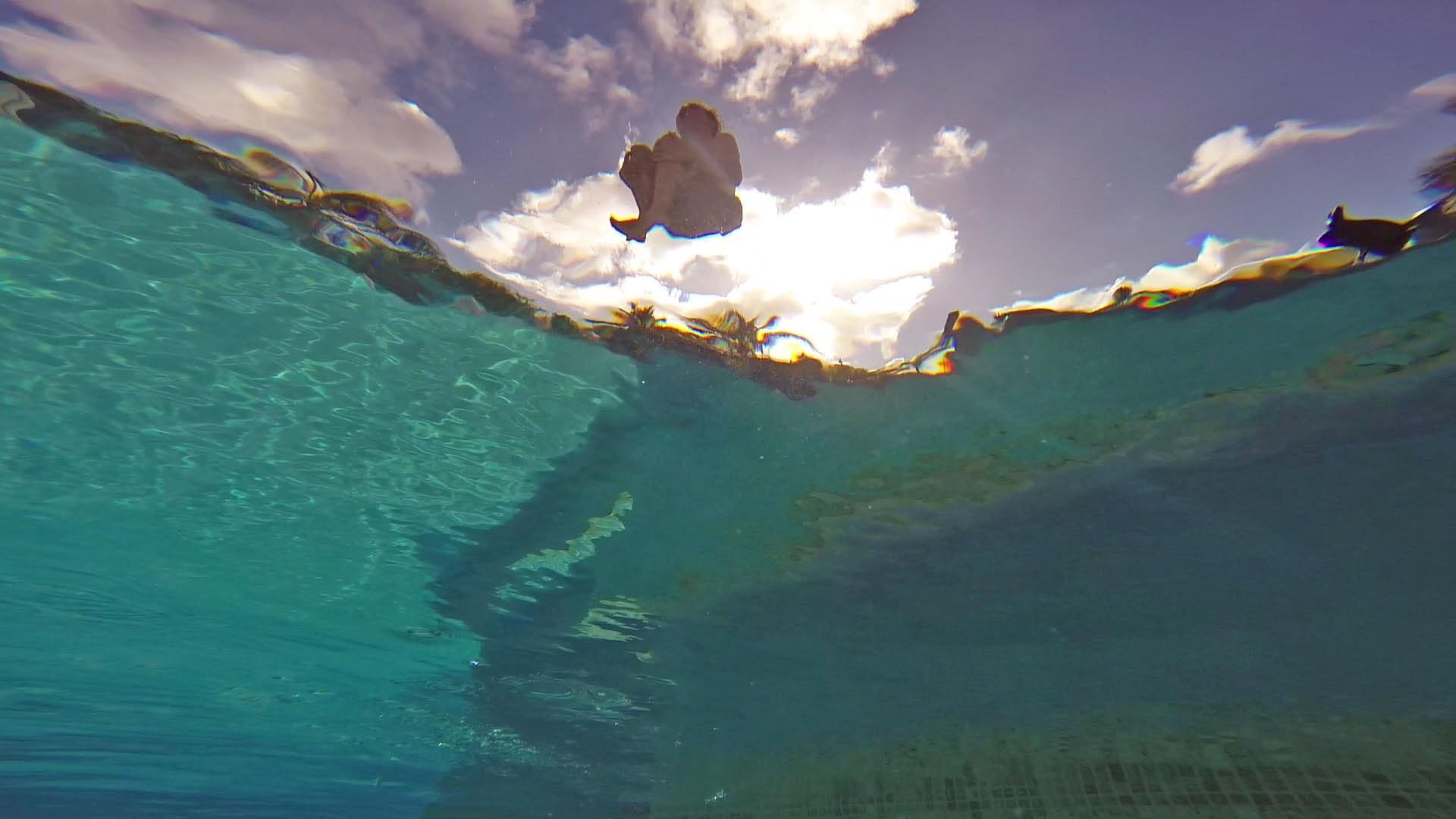 Cannonball from underwater