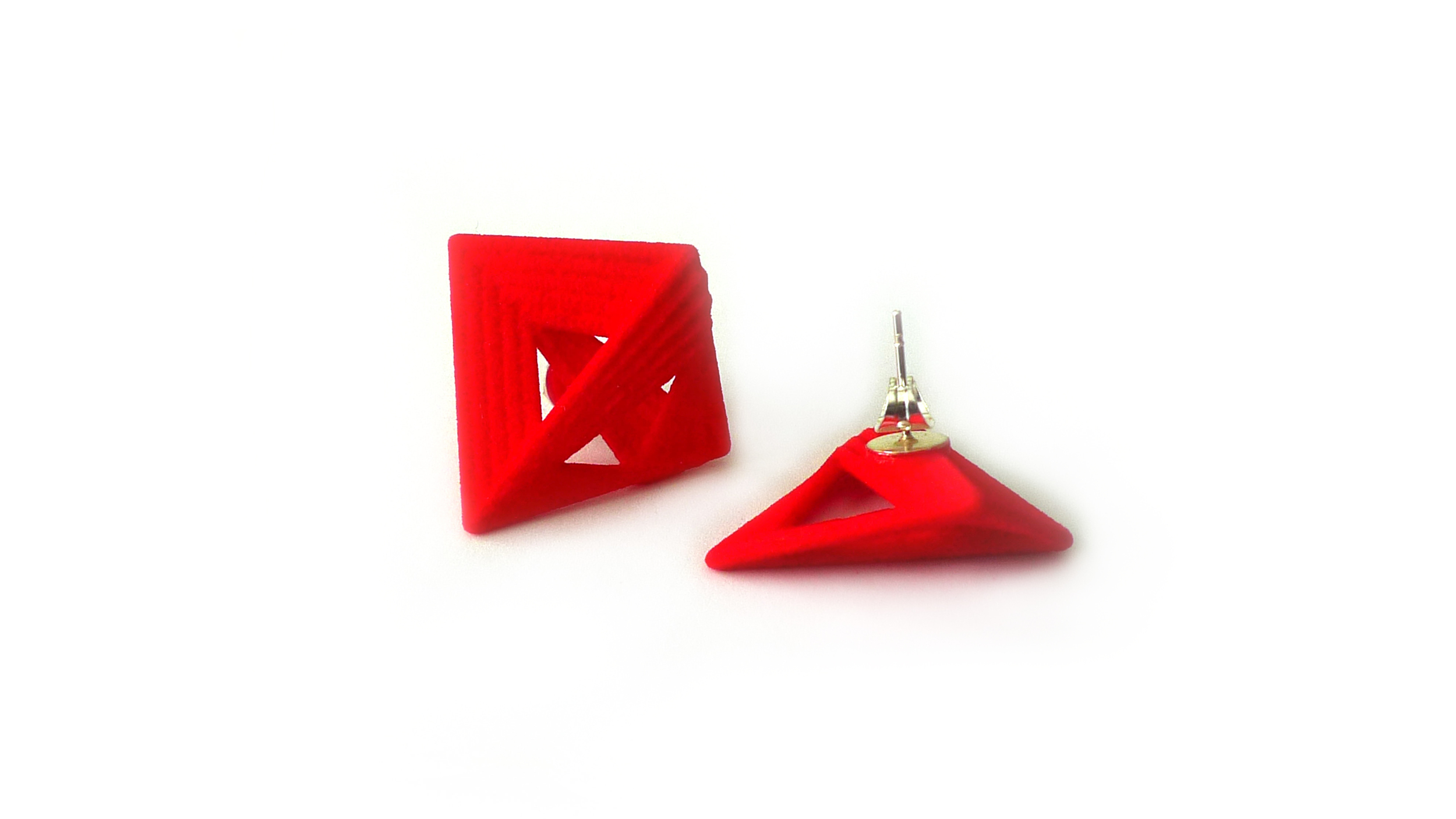 Tetryn Earrings (Studs) 6400: In Nylon $10 6490: In Steel $52