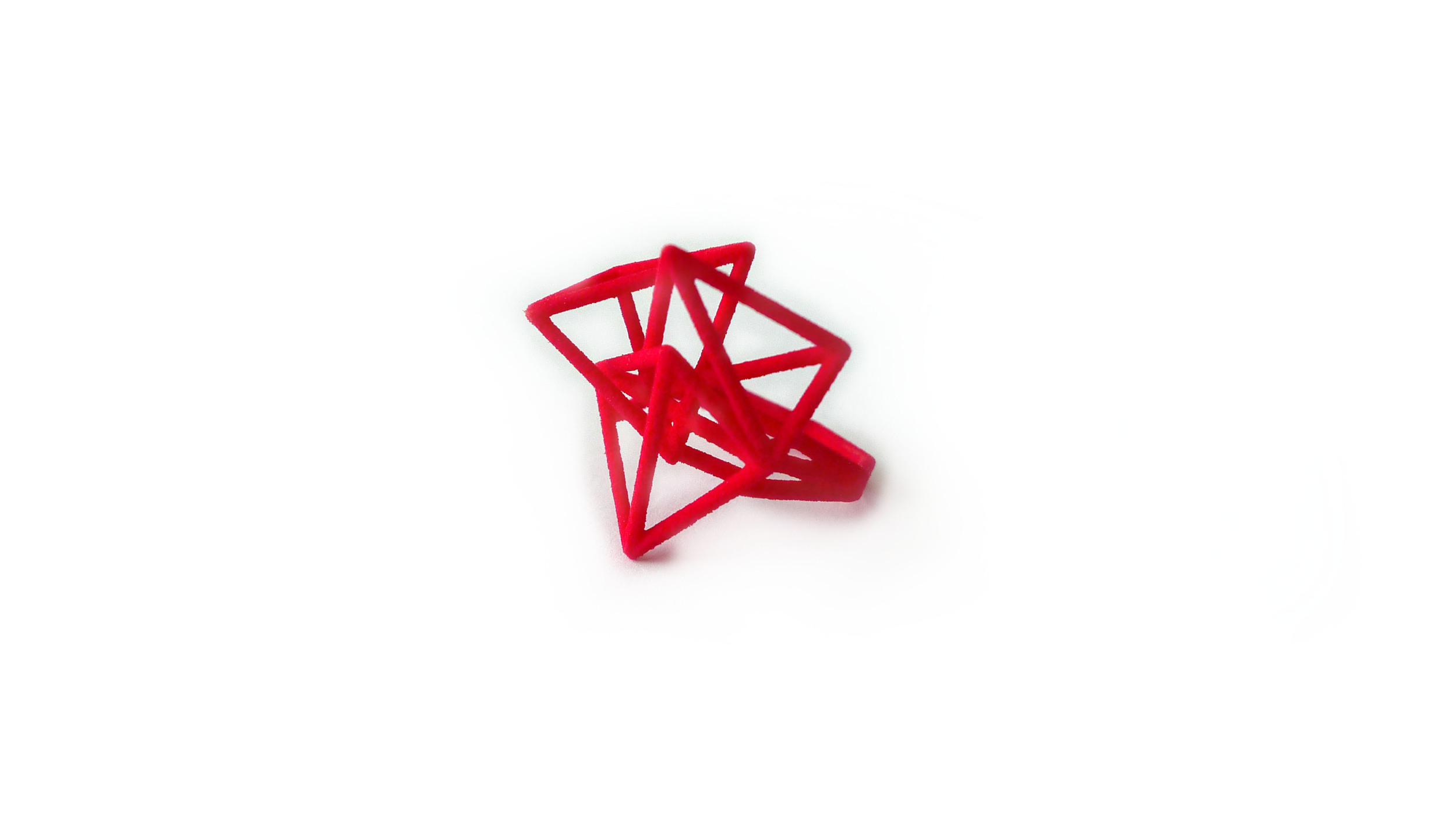 Tetryn Ring (Wide Wireframe) 6550: In Nylon $9 6596: In Steel $28
