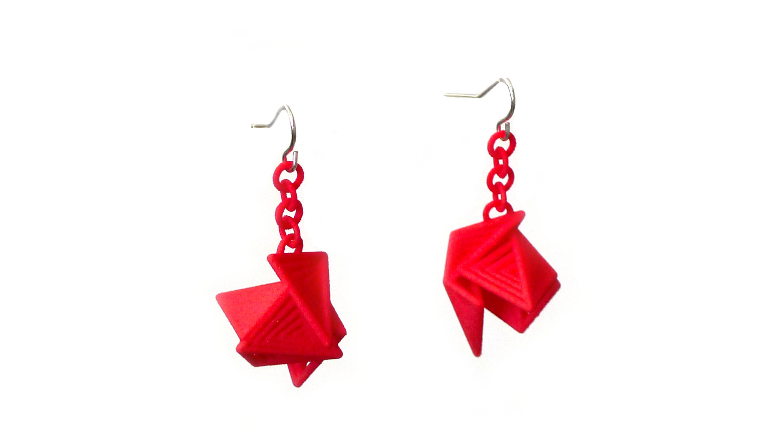 Tetryn Earrings (Drops) Small 6050: In Nylon $12