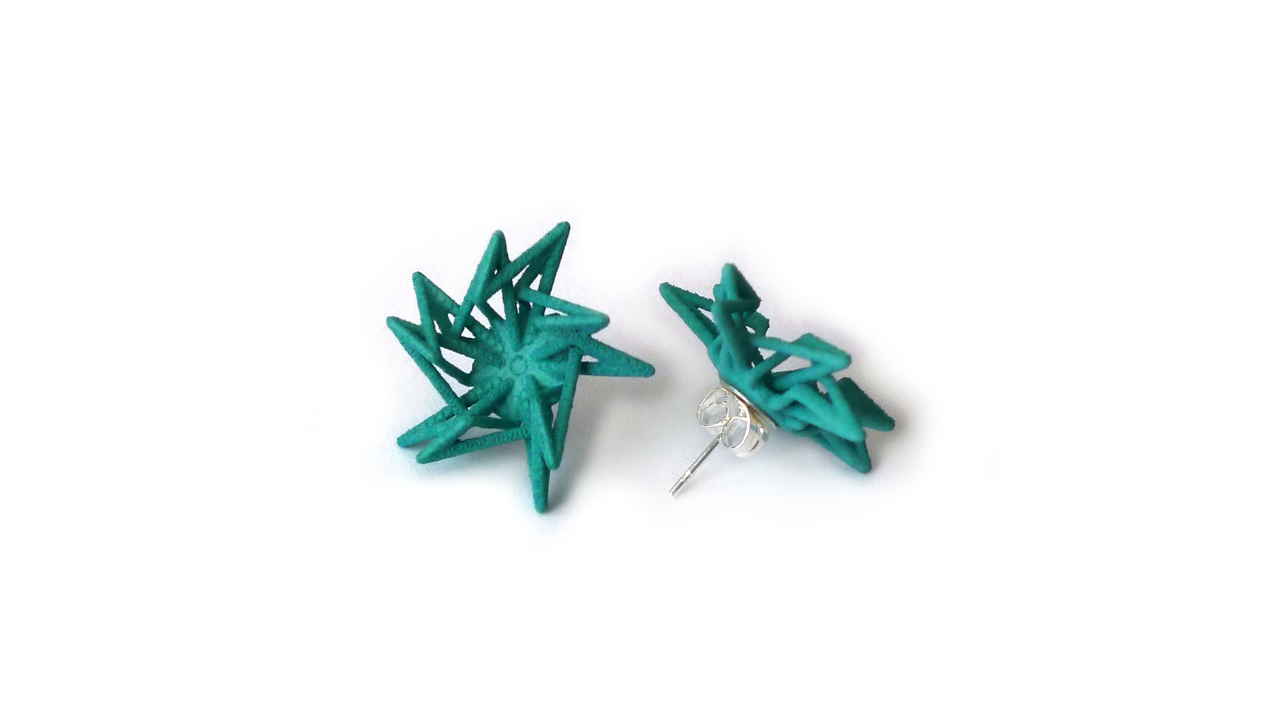 Estelle Earrings (Studs) Open 7400: In Nylon $10 7490: In Steel $52