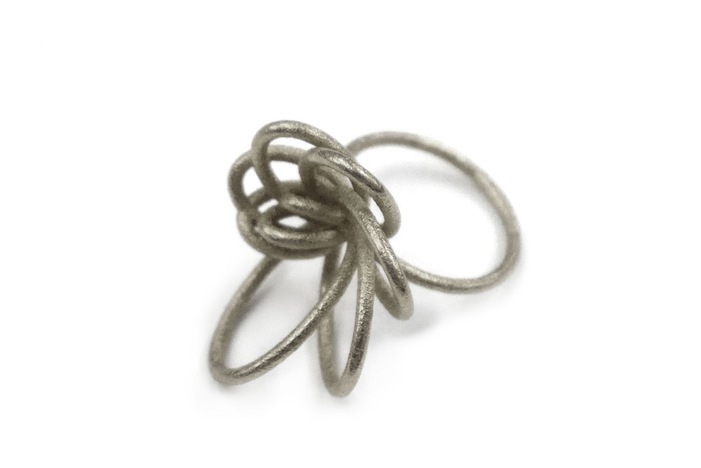 Flora Ring (Small) 2590: In Steel $28
