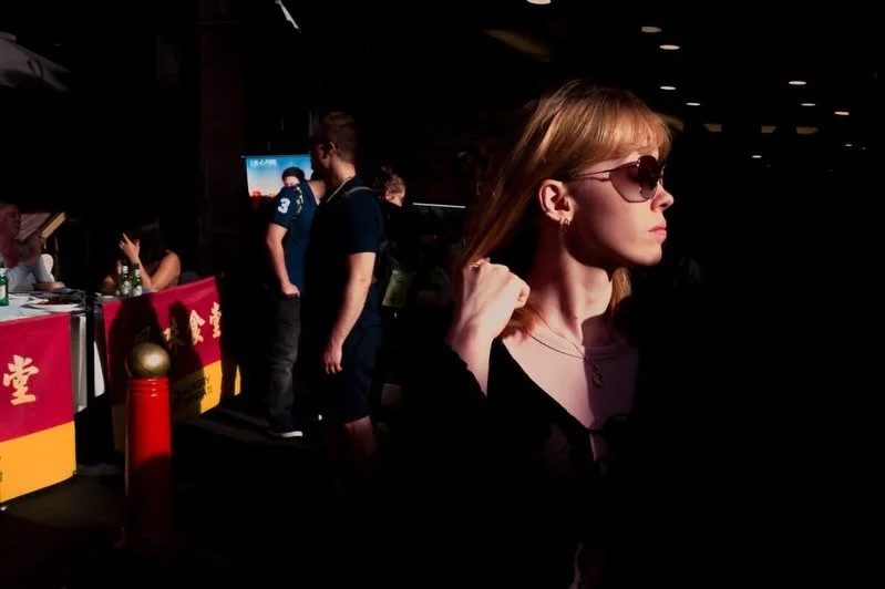 Eyes wide open, 2016-2025 London. See full project on my website. 

&lsquo;Eyes wide open&rsquo; is an ode to London, a city where life explodes in million ways around us. A city where chaos reigns throughout its vibrant streets and yet, where poetic