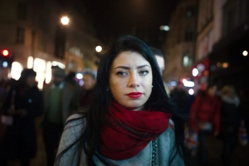Neon Cities, see the full series on my website. 

Under the neon lights, your face tells a thousand stories. Stories of strength, stories of hurt. Stories of loneliness, stories of playfulness. You can be anyone you&rsquo;d like, as your steps echo t