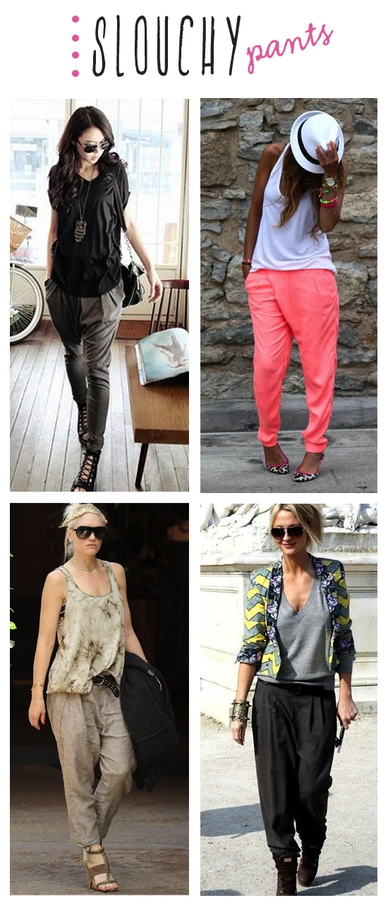 SLOUCHY pants