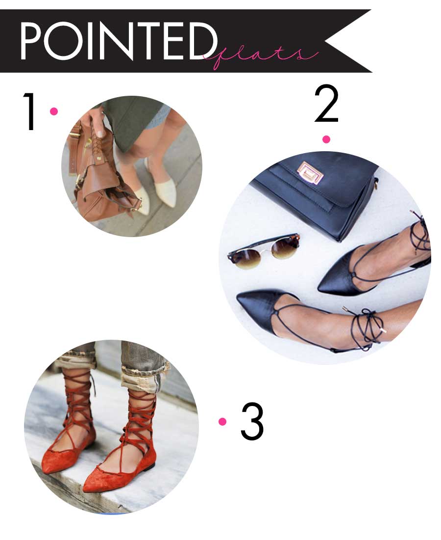 POINTED flats
