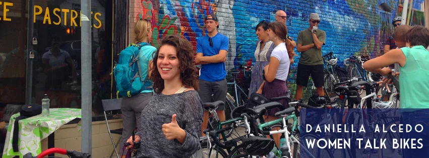 WomenTalkBikes co-host Daniella Alcedo
