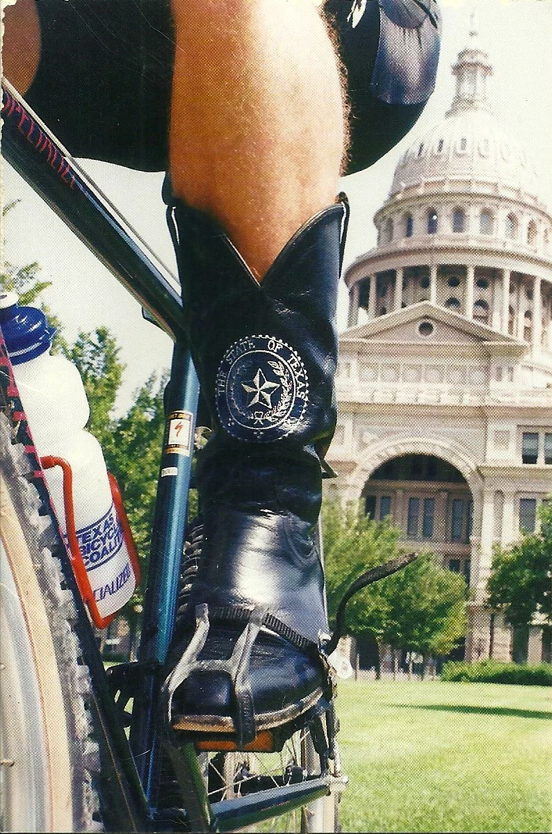 Early promotional image of Bike Texas.