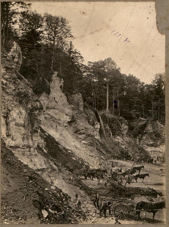   Livingstone Quarry Crew.    1890   Hillsborough, New Brunswick, Canada  