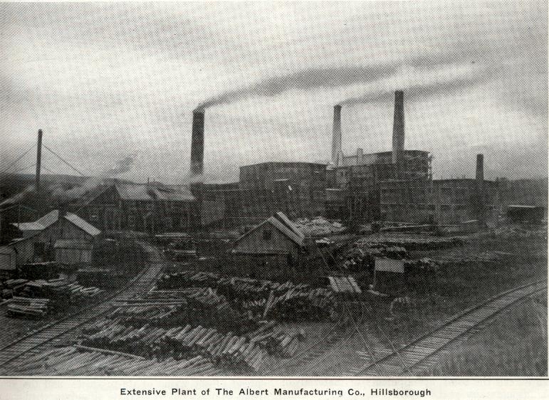   The Albert Manufacturing Company Mill in Hillsborough.   1925   Hillsborough, New Brunswick, Canada  