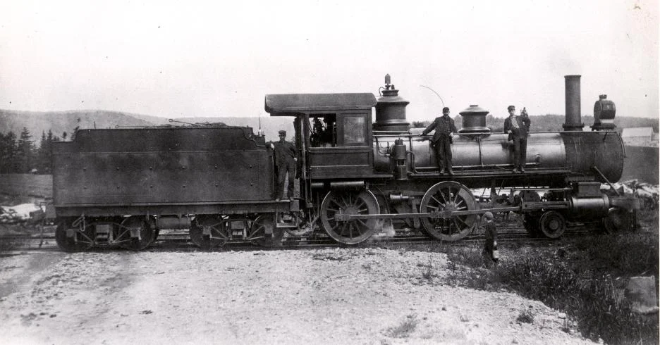Salisbury and Albert Railway Engine No. 5 1912 Albert, New Brunswick, Canada