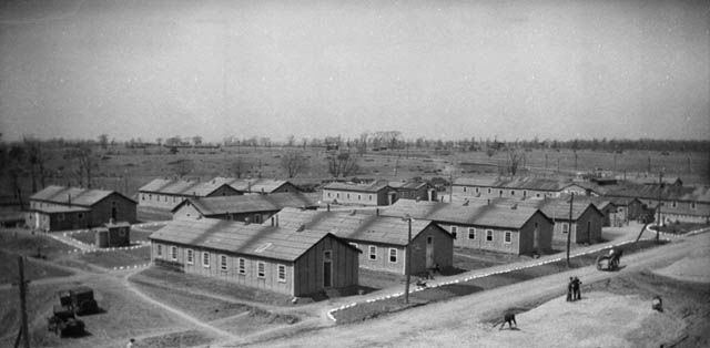  Relief Camp huts - Relief Project No. 42 April 1934 Barriefield, Ontario, Canada 