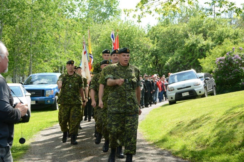 Royal New Brunswick Regiment marching past Court House.jpg