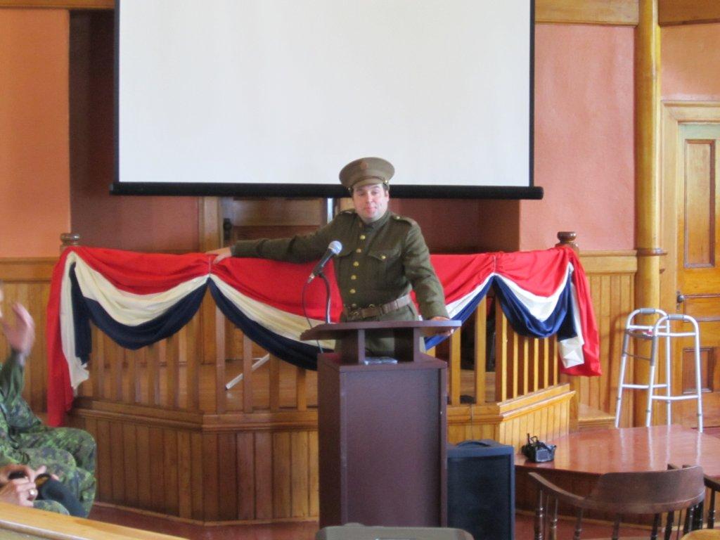 ACHS President Stuart Liptay in Period WW1 Canadian Uniform.jpg