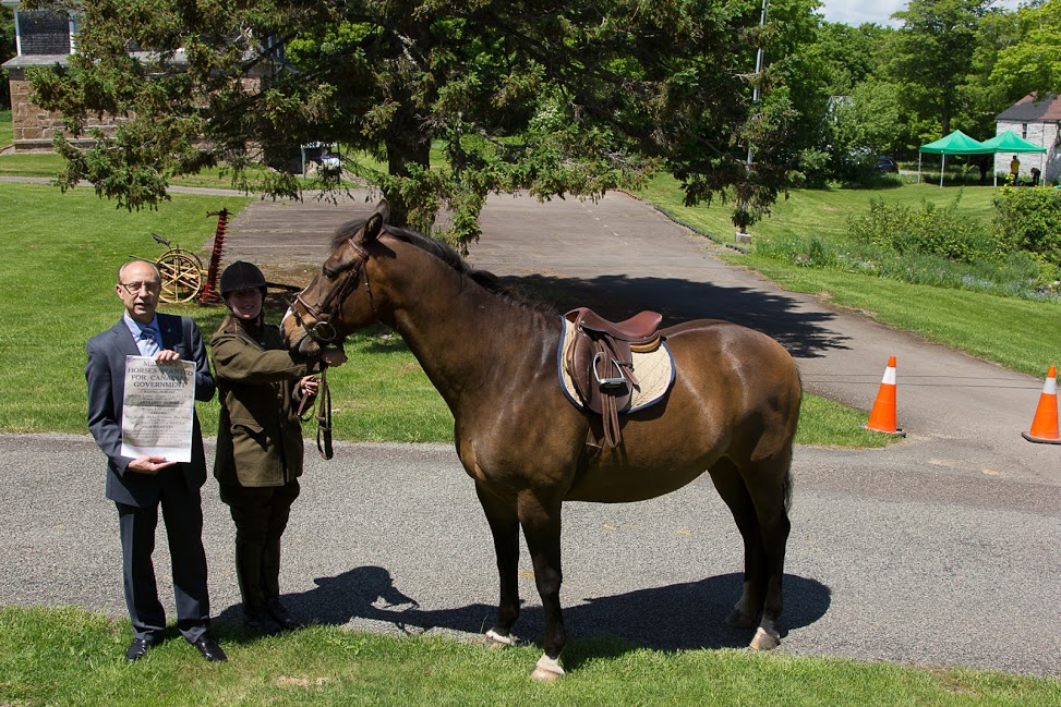 MLA Brian Keirstead with War Horse Display.jpg