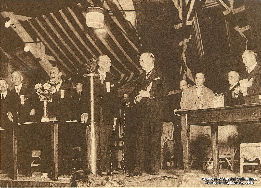 At the first Conservative Party Convention 11 October 1927 Winnipeg, Manitoba, Canada