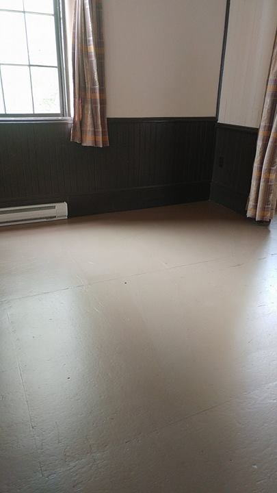 Completed floors in Community Hall