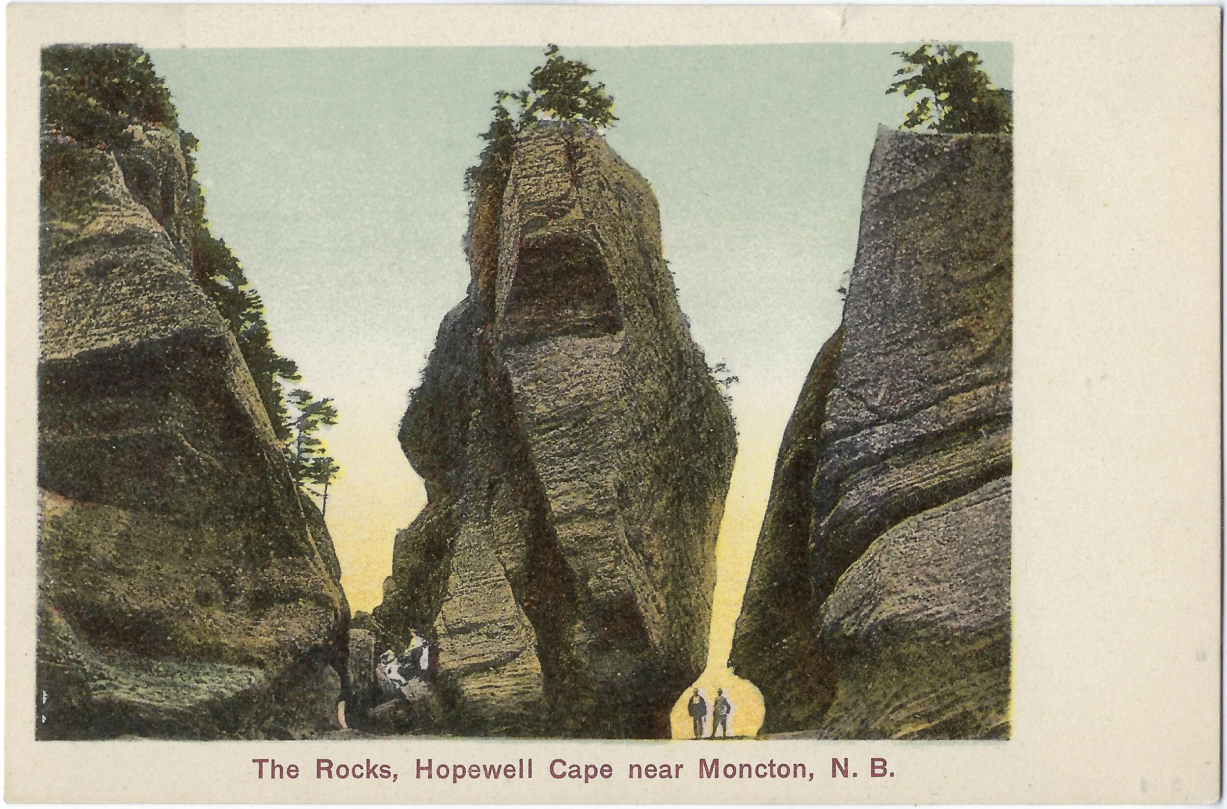 Elephant Rock, The Rock’s Provincial Park, Hopewell Cape, NB - A Postcard