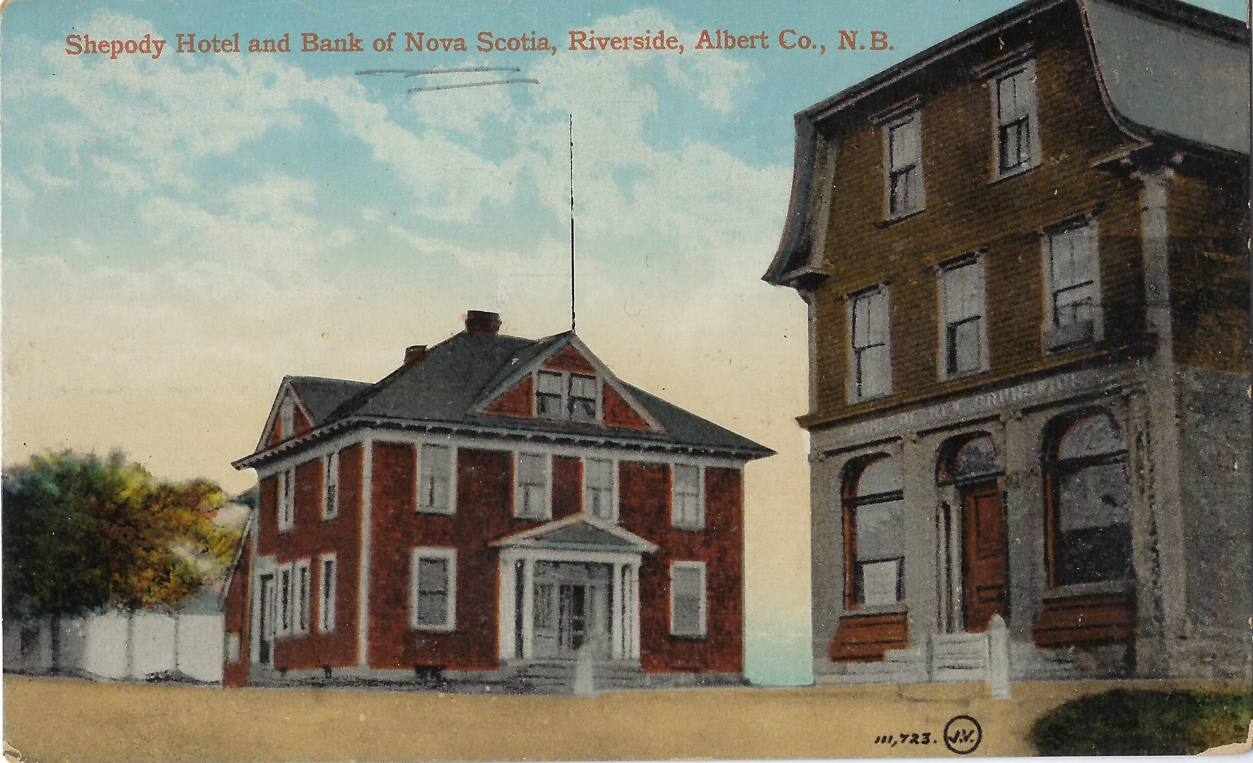 Elephant Rock, The Rock’s Provincial Park, Hopewell Cape, NB - A Postcard