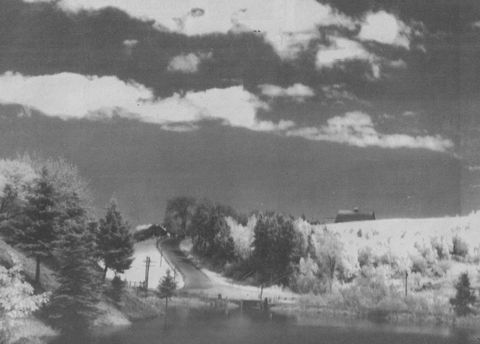 Hillsborough Pound Hill, early 1940’s with Lambert Lake in the foreground.
