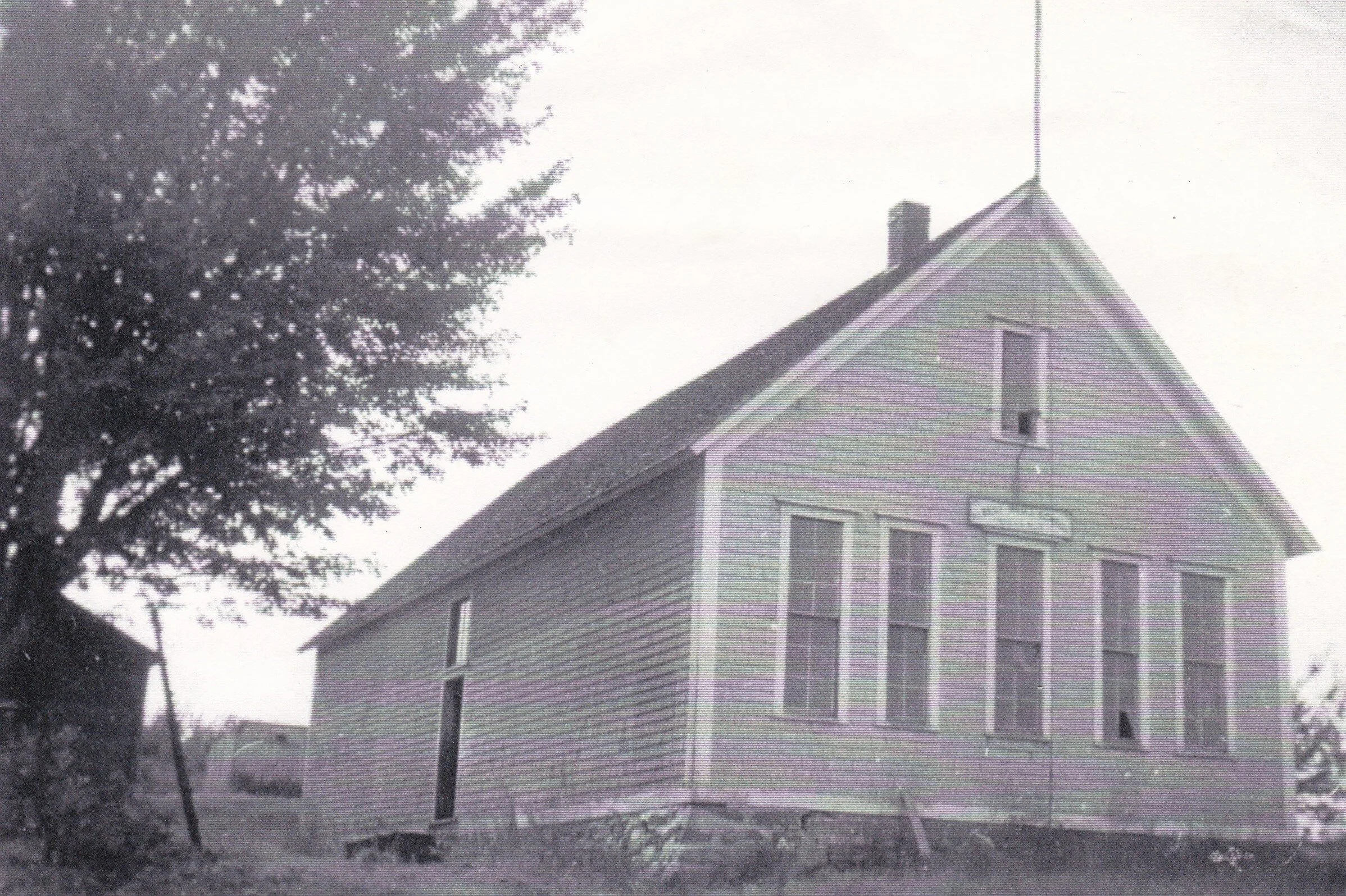 Albert Mines Old School. Undated from the John Whitmore Collection