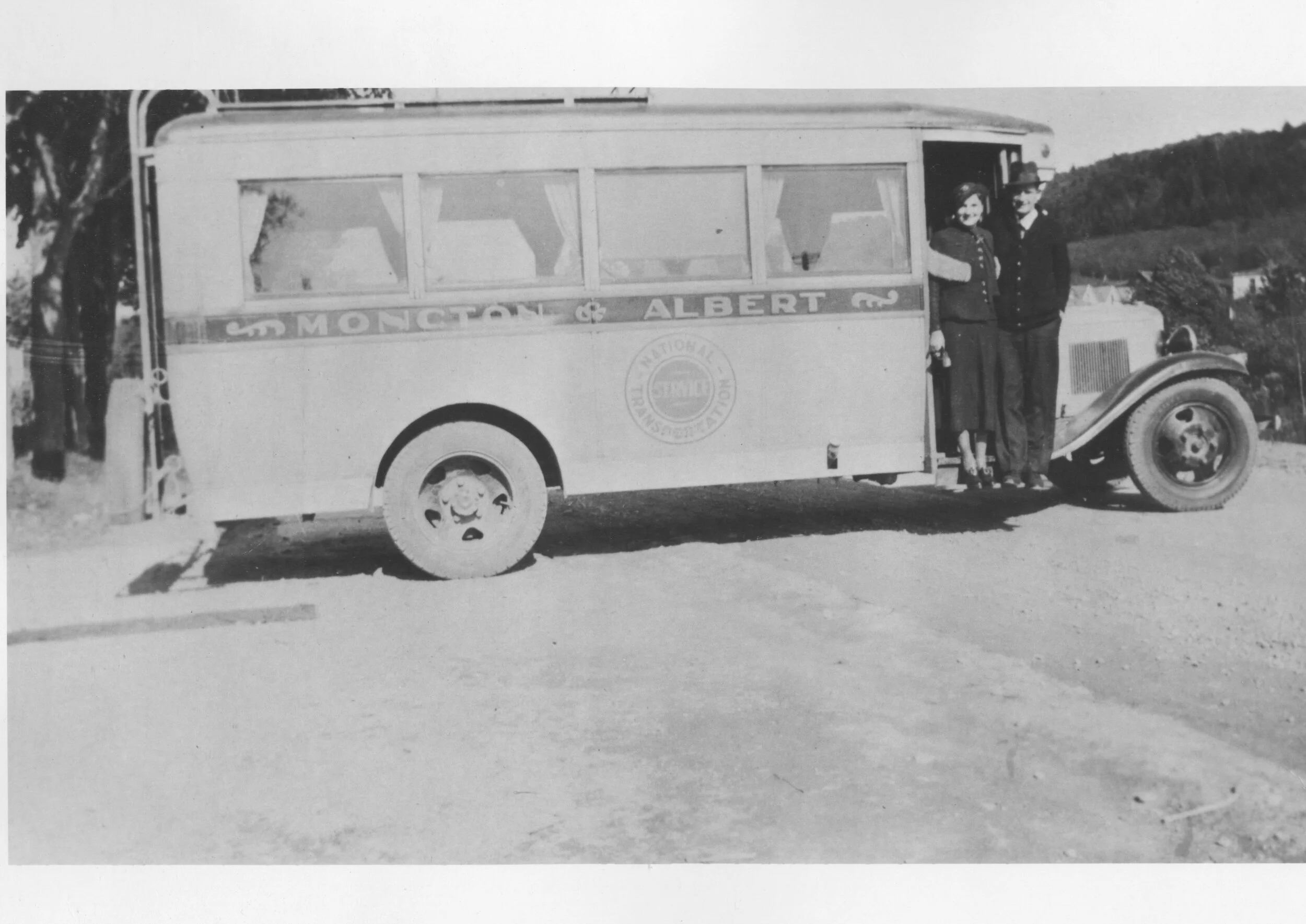 Moncton to Alma bus from the Dawne McLean Collection