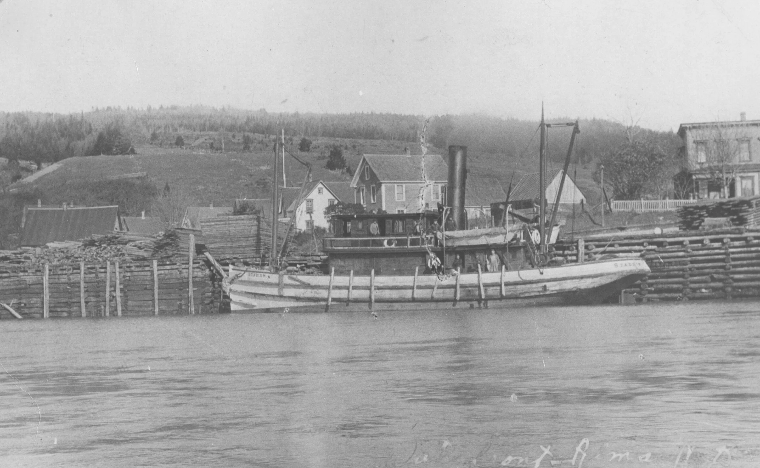 Alma ship “Stadium” sold to Newfoundland, but was lost on the way in Bering Strait. From the Dawne McLean Collection