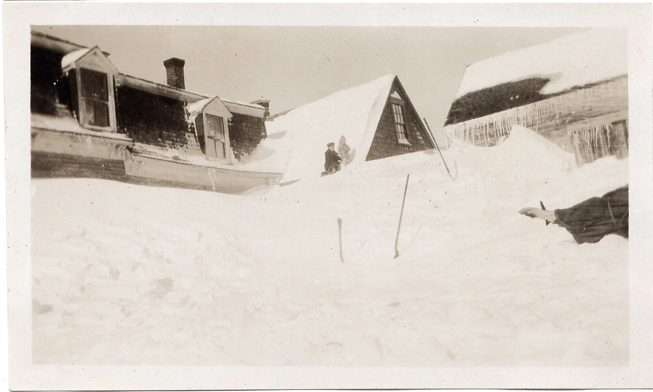 The West Family home after the storm January 14, 1923 Photo by Joanna West from the Bill White Collection