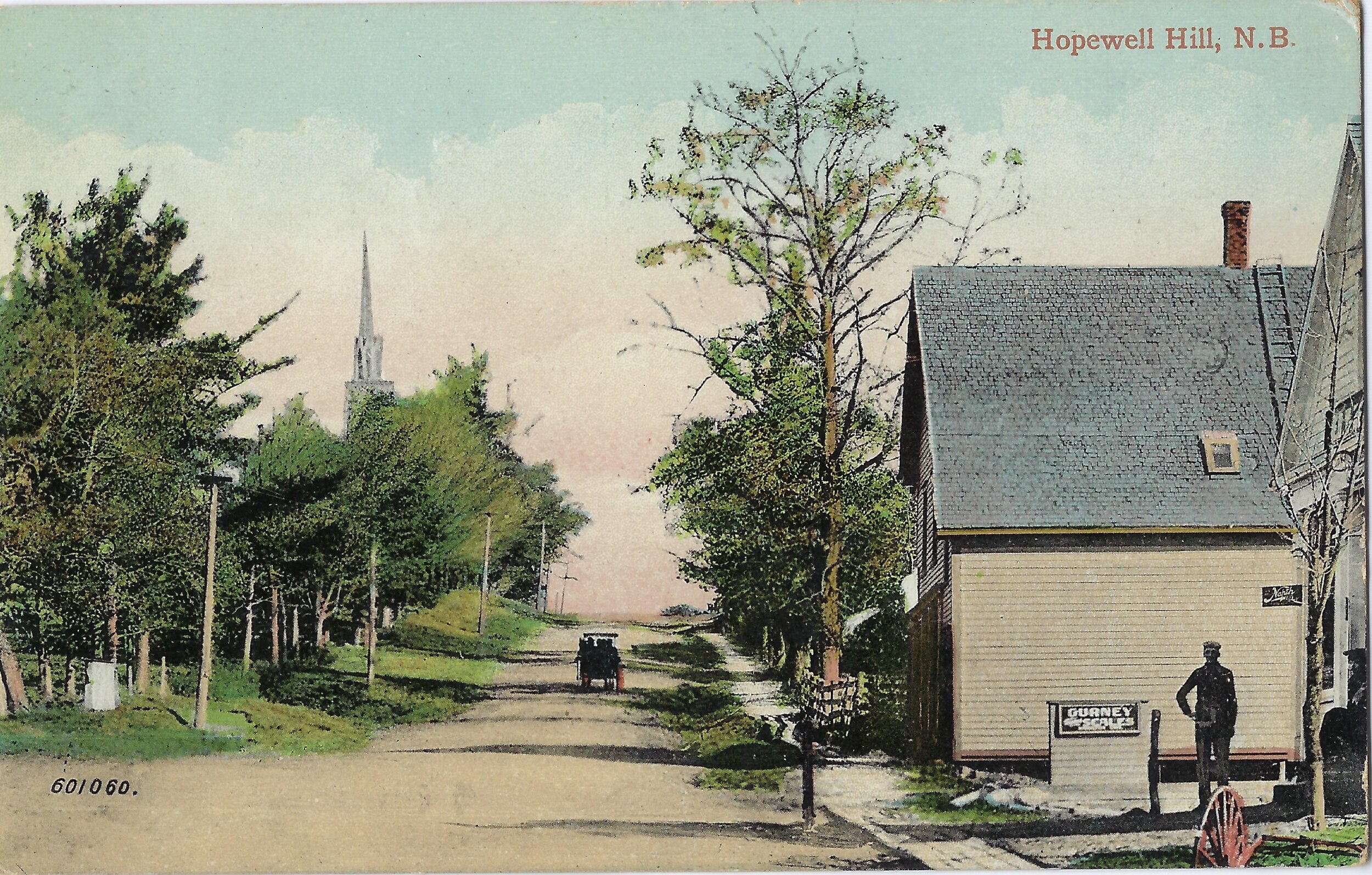 Hopewell Hill Postcard 1909 from the Stephen Oatway Collection