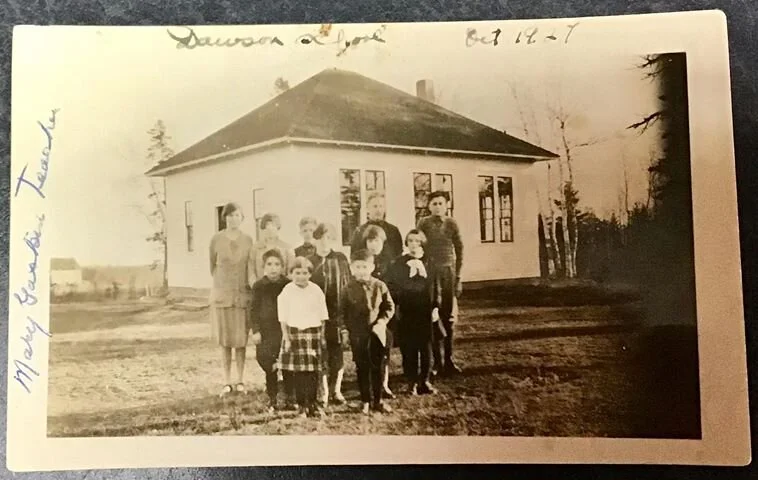 Dawson School in 1927. Photo from the Janet Lindstrom Collection