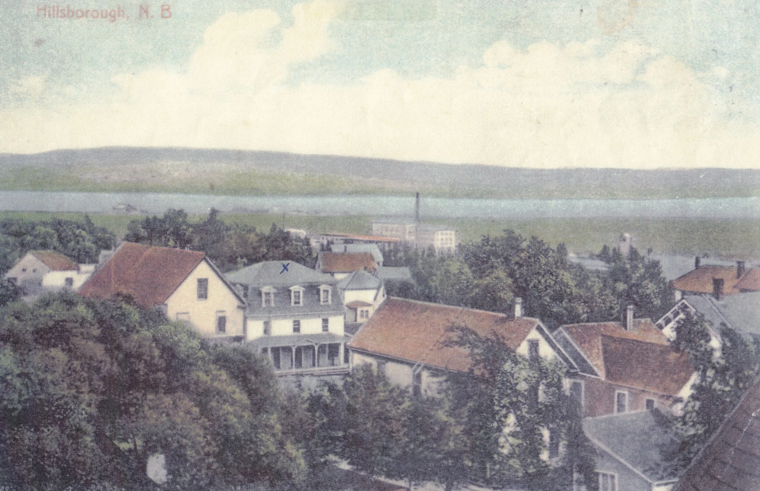 Postcard of Hillsborough. From the Vaughn Snider Collection