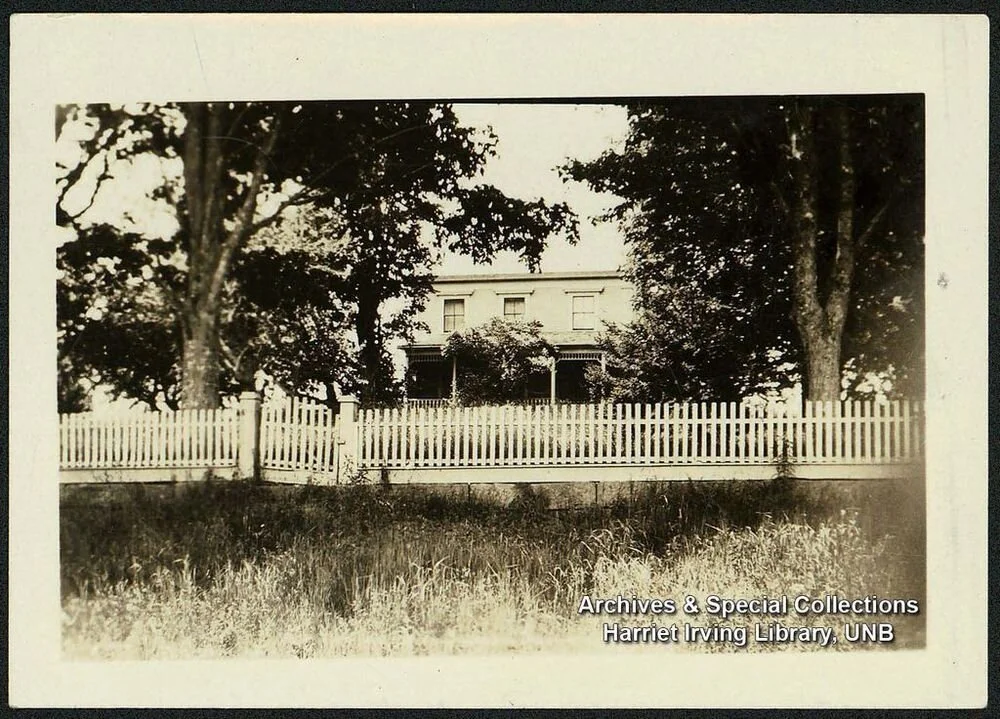 The Bennett family Homestead. from Archives &amp; Special Collections, Harriet Irving Library , UNB