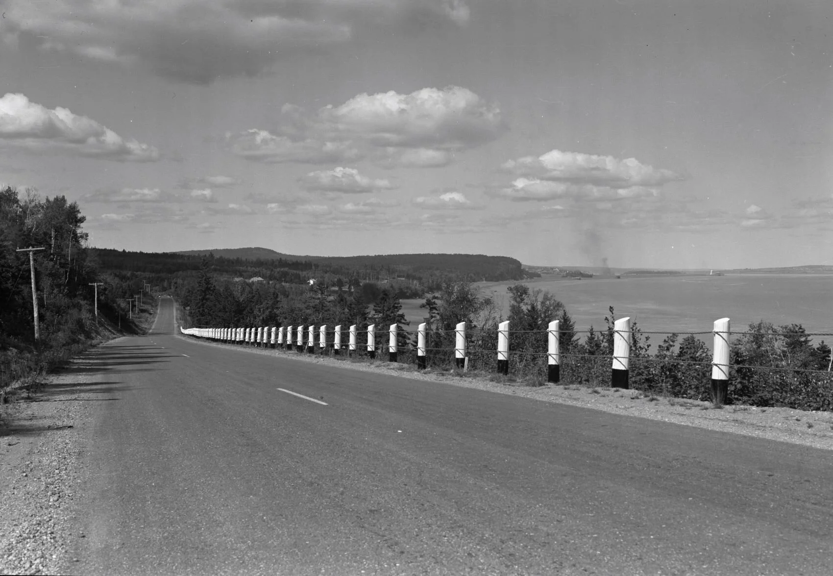 Highway,  Route 114, between Hillsborough and Albert, c.1938. From Archives New Brusnwick P93-AL-190.