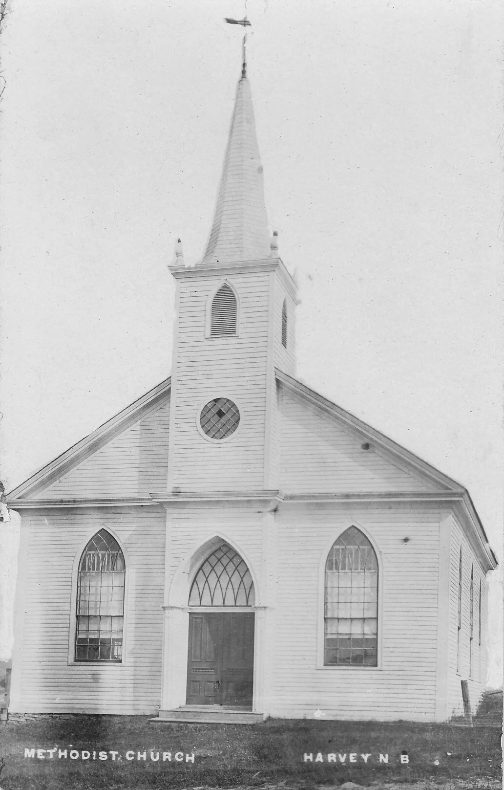 Methodist Church, Harvey, NB. From the Albert County Museum Collection 976.99