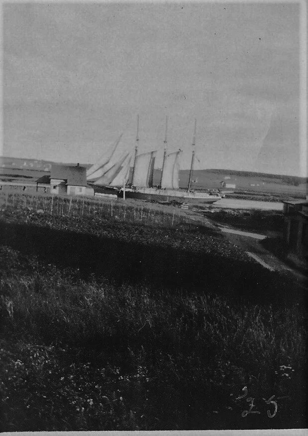 Shipping on the Shepody R. 1925 From the Albert County Museum Collection 982.11.