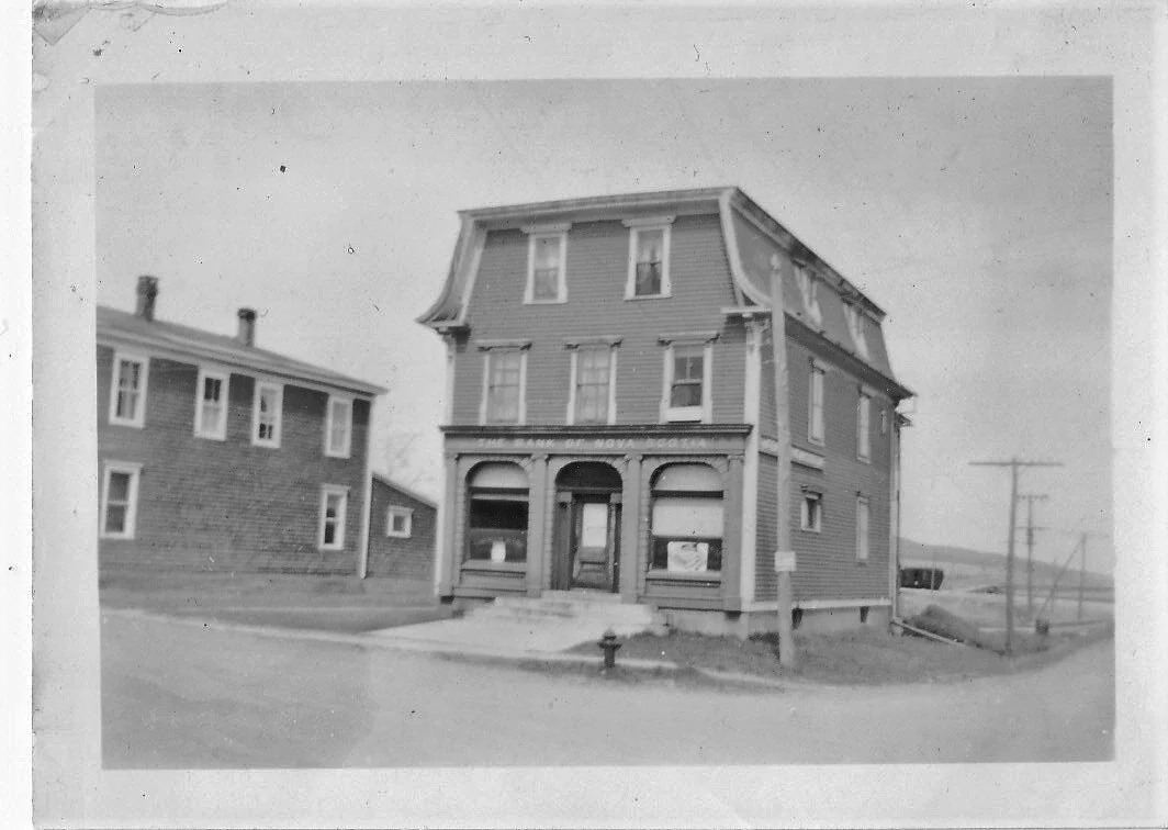 The Old Bank in Albert 1945  From the Albert County Museum Collection Not-Accessioned