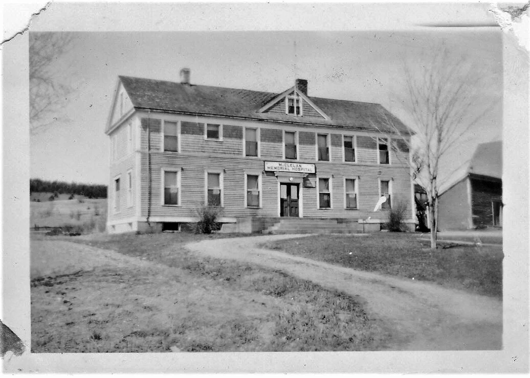 This is a picture of the hospital. From the Albert County Museum Collection Not-Accessioned