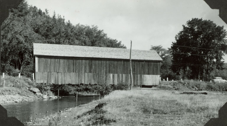 Florence K. Daly, Peter Jonah Covered Bridge, Kennebecasis River, Turtle Creek, Albert County, New Brunswick: From the New Brunswick Museum, 1990.9.167