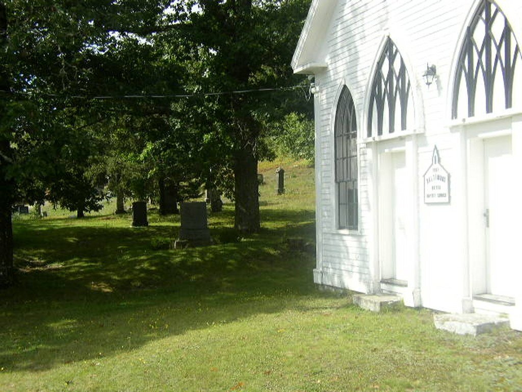 BALTIMORE (UNITED BAPTIST) CHURCH CEMETERY, from the Commonwealth War Graves Commission website, no attribution.