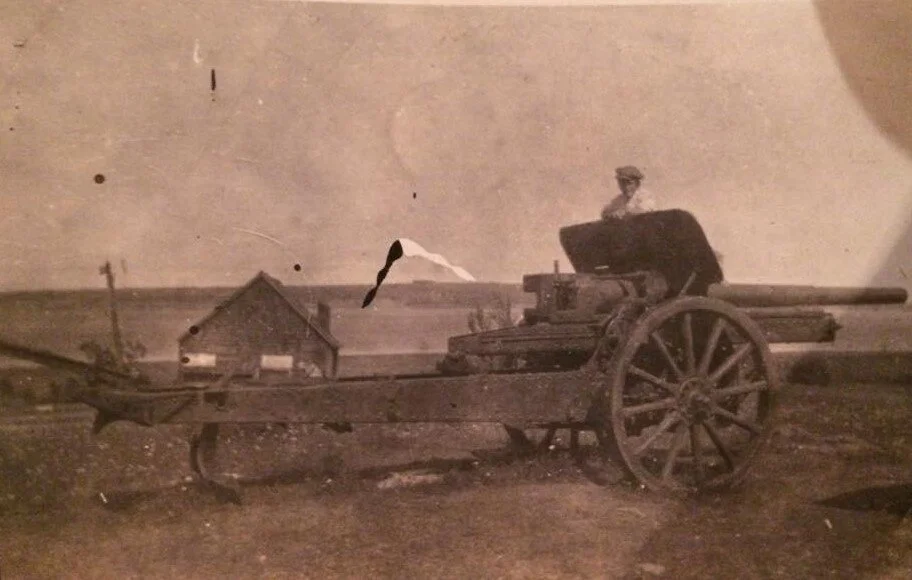The Albert County 1919 Victory Loans Gun circa 1920. from the Justin Raworth collection.