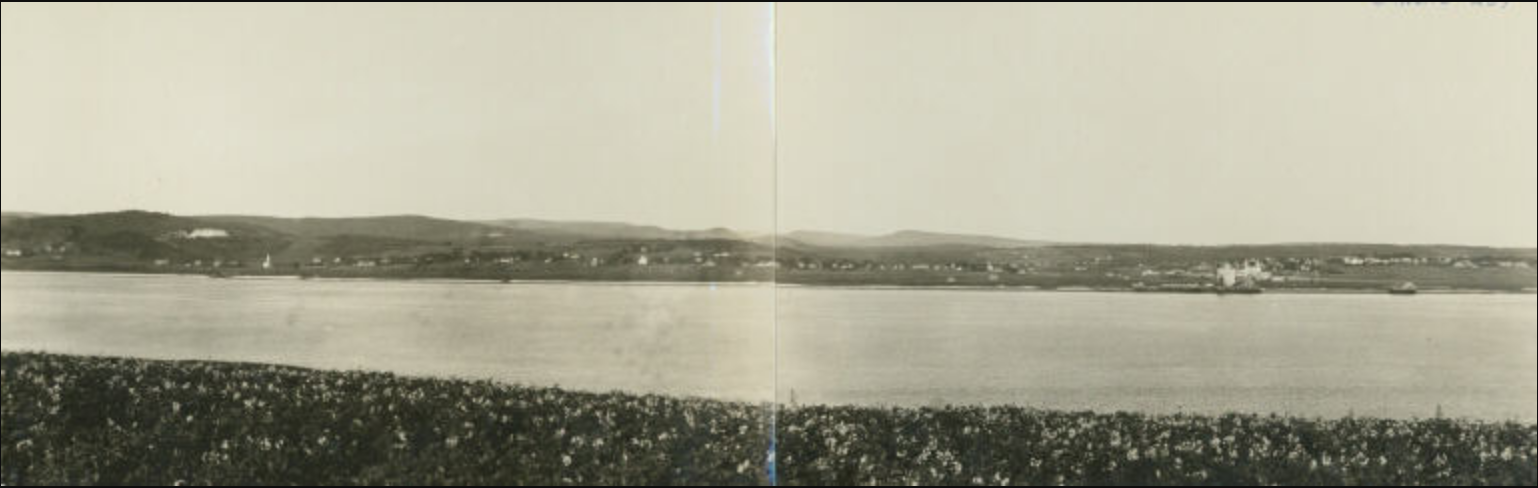 H. W. Beecher Smith, Hillsborough and Surrey from Dover, (Westmorland), New Brunswick. From the New Brunswick Museum, William Francis Ganong Collection 1987-17-824