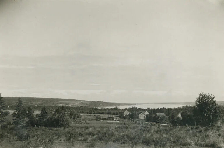 HW Beecher Smith, From Hillsborough , en route to Moncton, view of the Petitcodiac River, Albert County, New Brunswick. From the New Brunswick Museum, William Francis Ganong Collection 1987.17.976