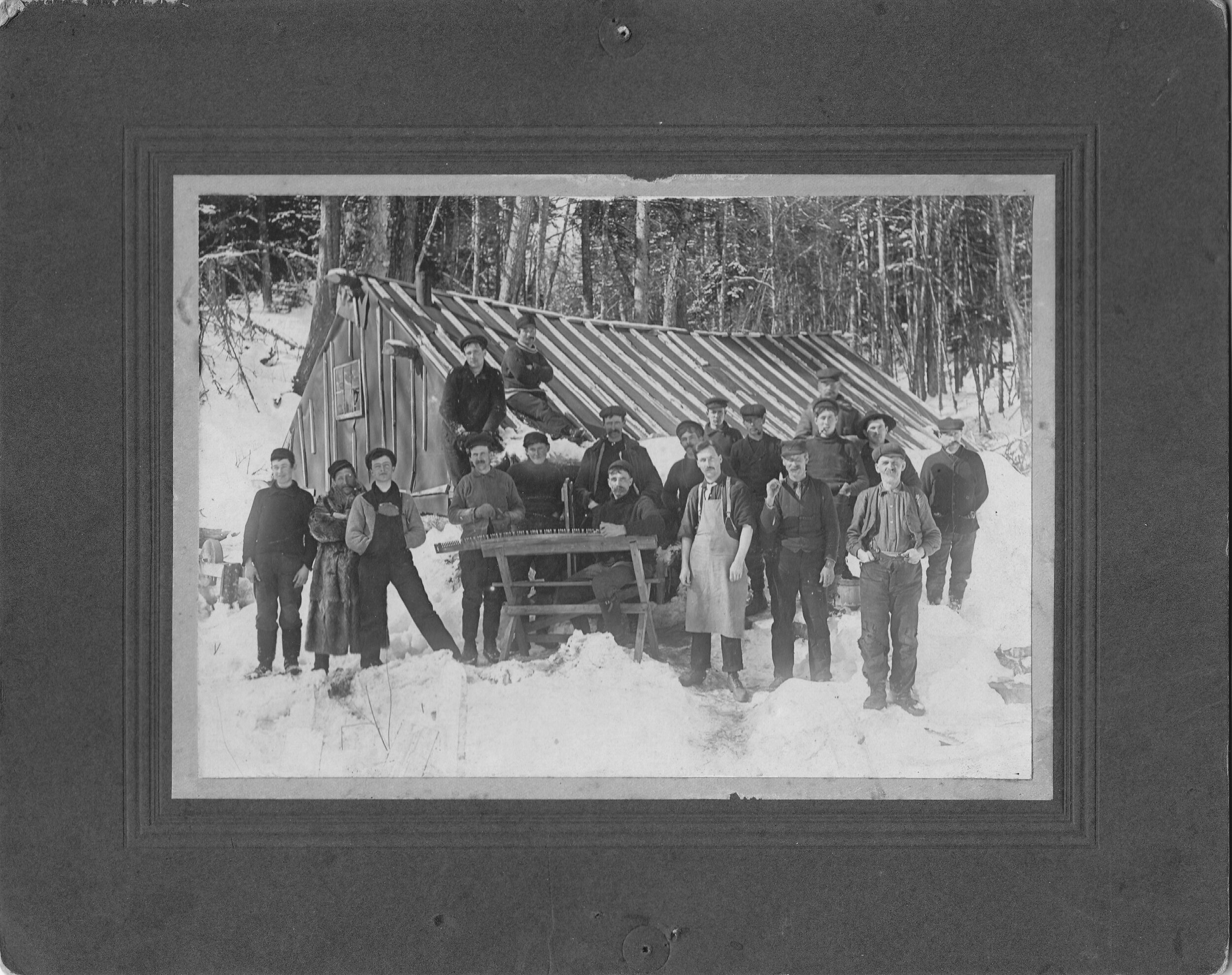 Mill Crew. . From the Albert County Museum Collection 967.20.2