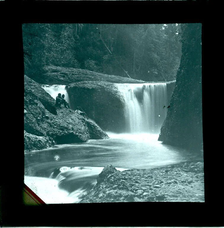 Pollett River Falls, Albert County, New Brunswick . From the New Brunswick Museum Collection LS-AA1
