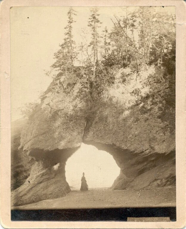 Hopewell Cape, Albert County, New Brunswick . From the New Brunswick Museum Collection X11667