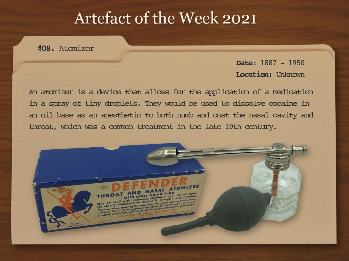 Artefact of the Week 2021 - 08. Throat &amp; Nasal Atomizer
