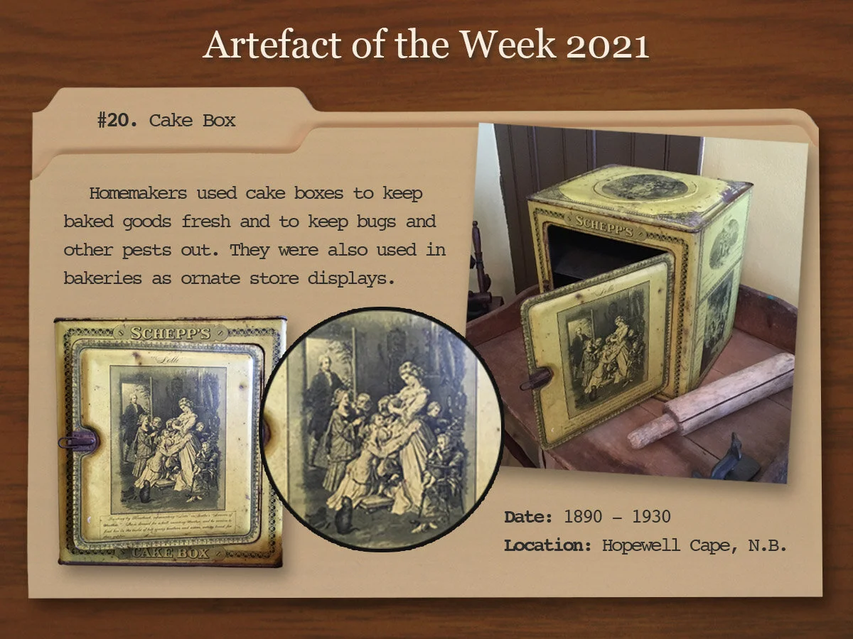 Artefact of the Week 2021 - 20. Cake Box