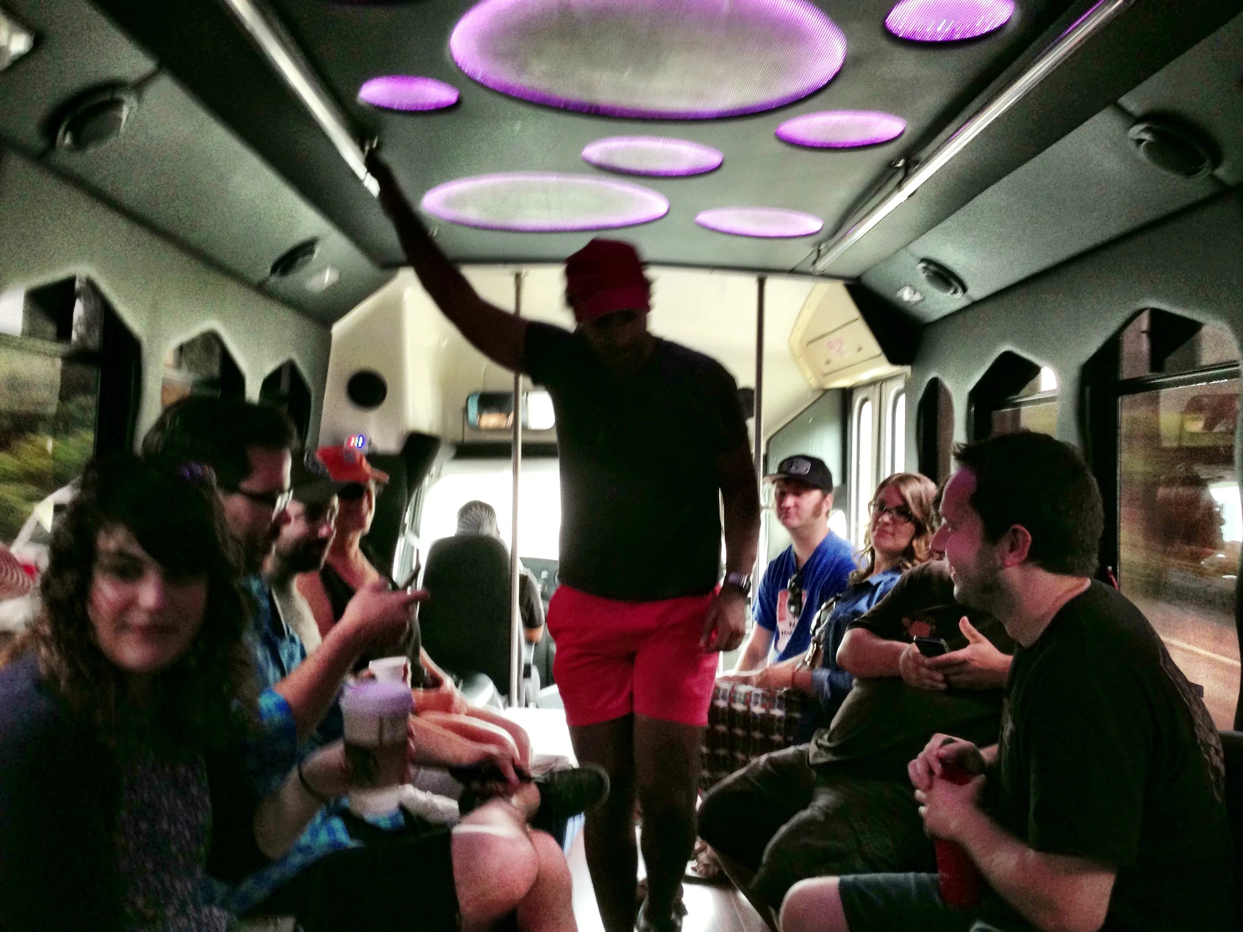 On the way to Stone Sour Fest.